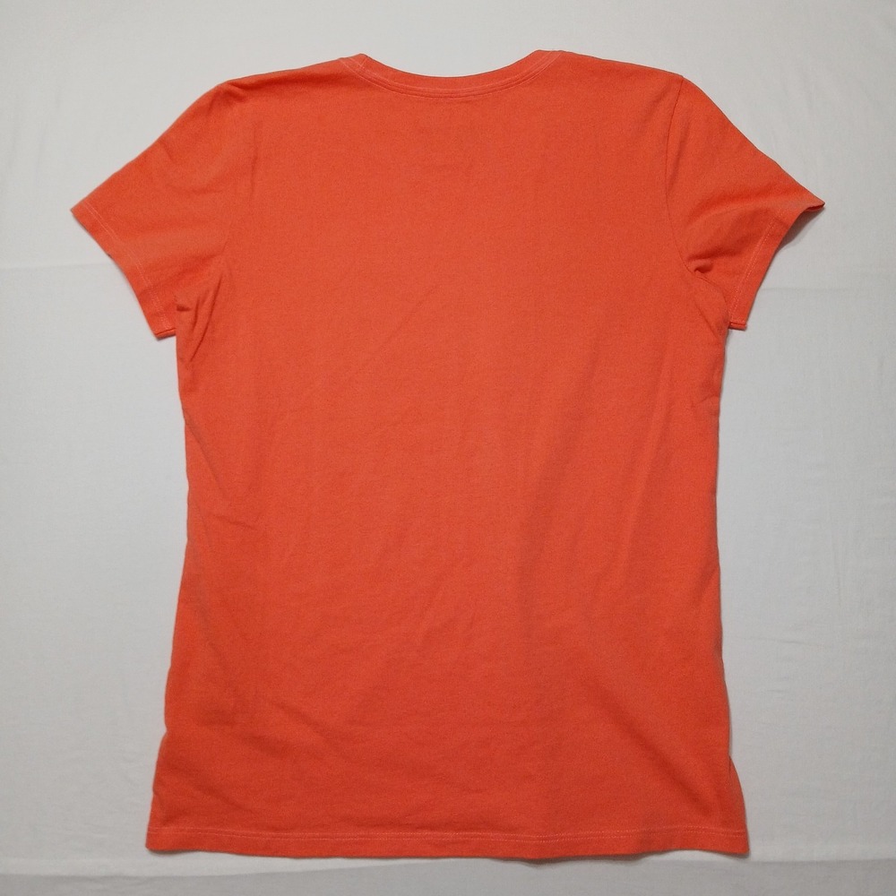 NWT! Life is Good Women's Size Medium Tabby Cat Tricks Crusher Tee Mango Orange - Picture 6 of 8